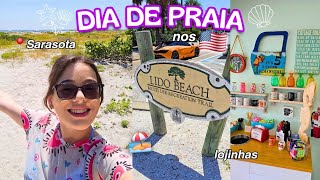 DIA DE PRAIA NOS EUA 🇺🇲 PASSEIO EM SARASOTA FLÓRIDA 🏖☀️ praia na florida