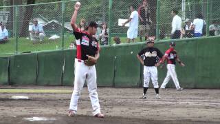 20100828　山中智貴（FD)　ｖｓ　大阪GV　（東部球場）　正面および横から