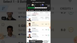 IND vs NZ dream11 prediction || IND vs NZ dream11 team || today's live match #trending #shorts