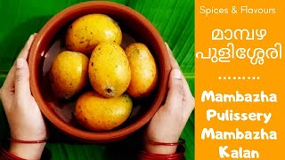 Mambazha Pulissery | Mambazha Kalan | Ripe Mango Curry | Manga Pulissery | Spices \u0026 Flavours