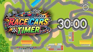 30 Minute Race Cars Timer - Kids Visual Timer