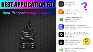 Best Application for Java programming in Android mobile👩💻💻best java compiler/best Compiler of java