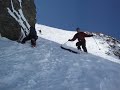 tuckerman s ravine crash....face first slide