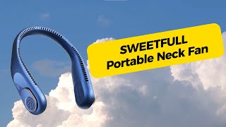 SWEETFULL Portable Neck Fan 360° Cooling Bladeless Personal Fan | Review