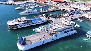 Paphos Harbour From Above