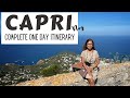 WHAT TO DO IN 6 HOURS IN CAPRI |  TURN BY TURN ITINERARY| FERRY FROM POSITANO | ITALY TRAVEL VLOG