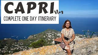 WHAT TO DO IN 6 HOURS IN CAPRI |  TURN BY TURN ITINERARY| FERRY FROM POSITANO | ITALY TRAVEL VLOG