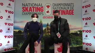 Anthony PARADIS (CAN) | 2022 Canadian Nationals Free Skating (Junior)