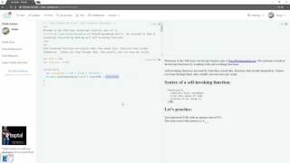 Easy JavaScript - Beginner Programming - Self-invoking Functions (29)