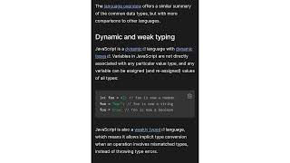 Javascript data types and data structure | Dynamic and weak typing | implicit type conversion | #js