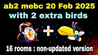 Angry birds 2 mighty eagle bootcamp Mebc 20 Feb 2025 with 2 extra birds Matilda+hal #ab2 mebc today