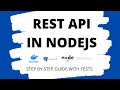 Build a REST API step by step - Create Read Update Delete with Express, PostgreSQL and Docker