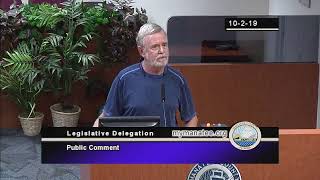 October 2, 2019 – Manatee County Legislative Delegation Meeting