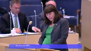 Jimmie Åkesson (SD) sätter Åsa Romson (MP) på plats