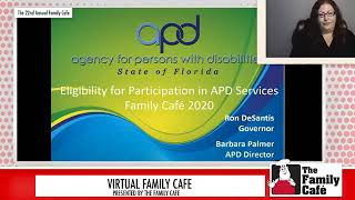 Eligibility for Participation in APD Services   #VirtualFamilyCafe Session 44