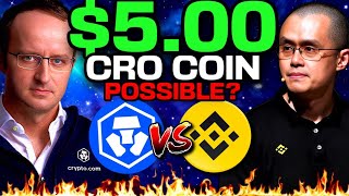 $5.00 CRO Coin VS Binance's BNB Troubles (Crypto.com NEWS!) Cronos and Cosmos FACTS!