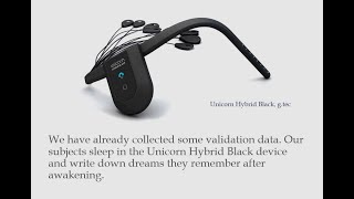Decoding dreams from the brain activity with Unicorn Hybrid Black BCI