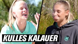 Es wird ordentlich gespuckt! 💦😂 Kulles Kalauer mit Jule und Vivien | Flachwitz Challenge #8