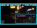 QBCore New 3D Waypoint Script *FREE* | FiveM Roleplay Scripts | FiveM Tutorial 2023 | MJ DEVELOPMENT