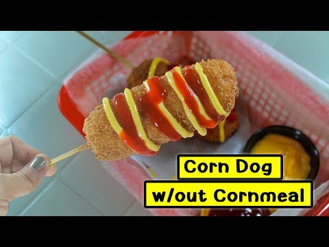 How to make corn dog without corn meal How to make corn dog without corn meal