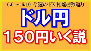 【ドル円150円いくか？】6月6日～6月10日の相場振り返り\u0026来週の見通し・シナリオ予想【トレード解説】