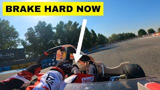 How to TRAIL BRAKE in Karting (tutorial)