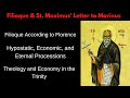 St Maximus the Confessor and the Filioque in Letter to Marinus