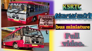 KSRTC [ಕ.ರಾ.ರ.ಸಾ.ನಿ] bus miniature full video.