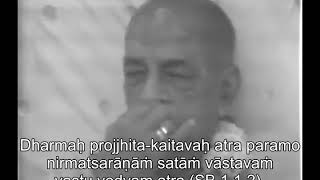 Prabhupada 1002 Jeigu aš myliu Dievą dėl kažkokios naudos; Tai yra komercinė veikla  Tai nėra meilė