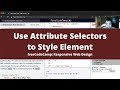 Use Attribute Selectors to Style Elements (Basic CSS) freeCodeCamp tutorial