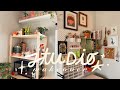 art studio makeover and organization ✶