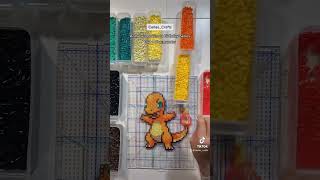 Charmander Perler Bead Art