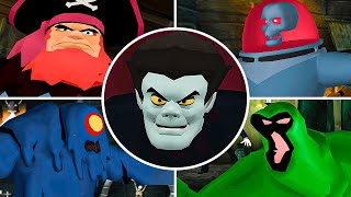 Scooby-Doo! Night of 100 Frights - All Boss Fights (No Damage) \u0026 Ending | 4K 60FPS