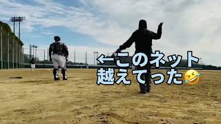 【草野球】四番バッターの場外ホームラン【軟式野球】