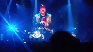 Axl Introduces Slash - Guns N' Roses Reunion, 04/09/16, Las Vegas, LIVE