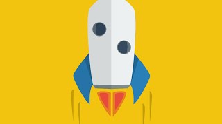 Flat Design Rocket - Illustrator Tutorial