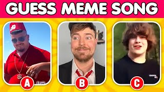 Guess Meme SONG & VOICE | One Two Buckle My Shoe, Skibidi Toilet, MrBeast, Skibidi Dom Dom Yes Yes