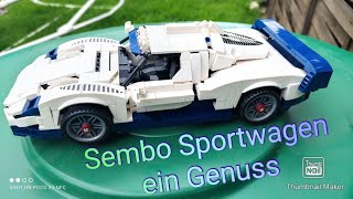 Sembo 8410, Technik Sportwagen , einfach super Klasse 👍 Stein_auf_Stein zum Ziel