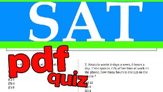 SAT Math - Practice Problems - Q17