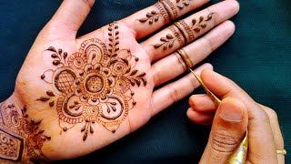 New Stylish Mehndi Design For Front Hand | Easy Mehndi Designs For Hands | Mehedi Design