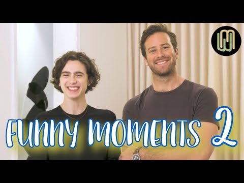 Armie Hammer & Timothée Chalamet – Funny Moments PART 2