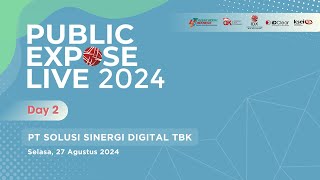 Public Expose Live 2024 - PT Solusi Sinergi Digital Tbk