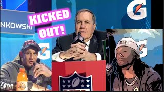 PFT Commenter Gets KICKED OUT From NFL Media Day After Interviewing Belichick, Gronk, Gurley & More!