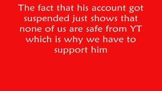 WTF YOUTUBE - NUFFFRESPECT SUSPENDED!