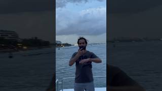 Waqar Zaka Enjoy Yatch Party in Singapore #yatchparty #singapore #waqarzaka