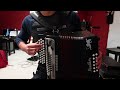 how to play c major scale on diatonic button accordion