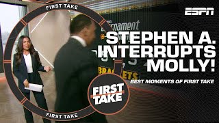 This is SO RUDE! - Molly Qerim can't believe Stephen A. just interrupted her segment | First Take