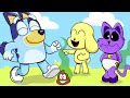 CATNAP Ruined BLUEY's Nice White SHOES! - Funniest Shorts Videos