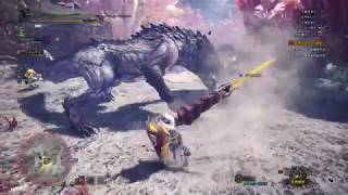 【MHW:IB】(初期位置)初見オドガロン亜種(武器防具上位装備のまま)【モンスターハンター/アイスボーン】