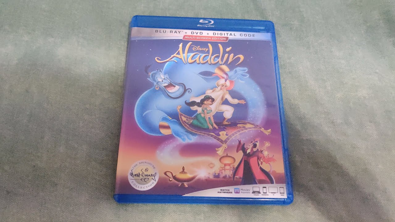 Aladdin BLU-RAY + DVD Overview! - YouTube